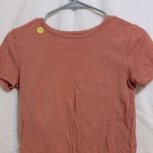 peach crop top